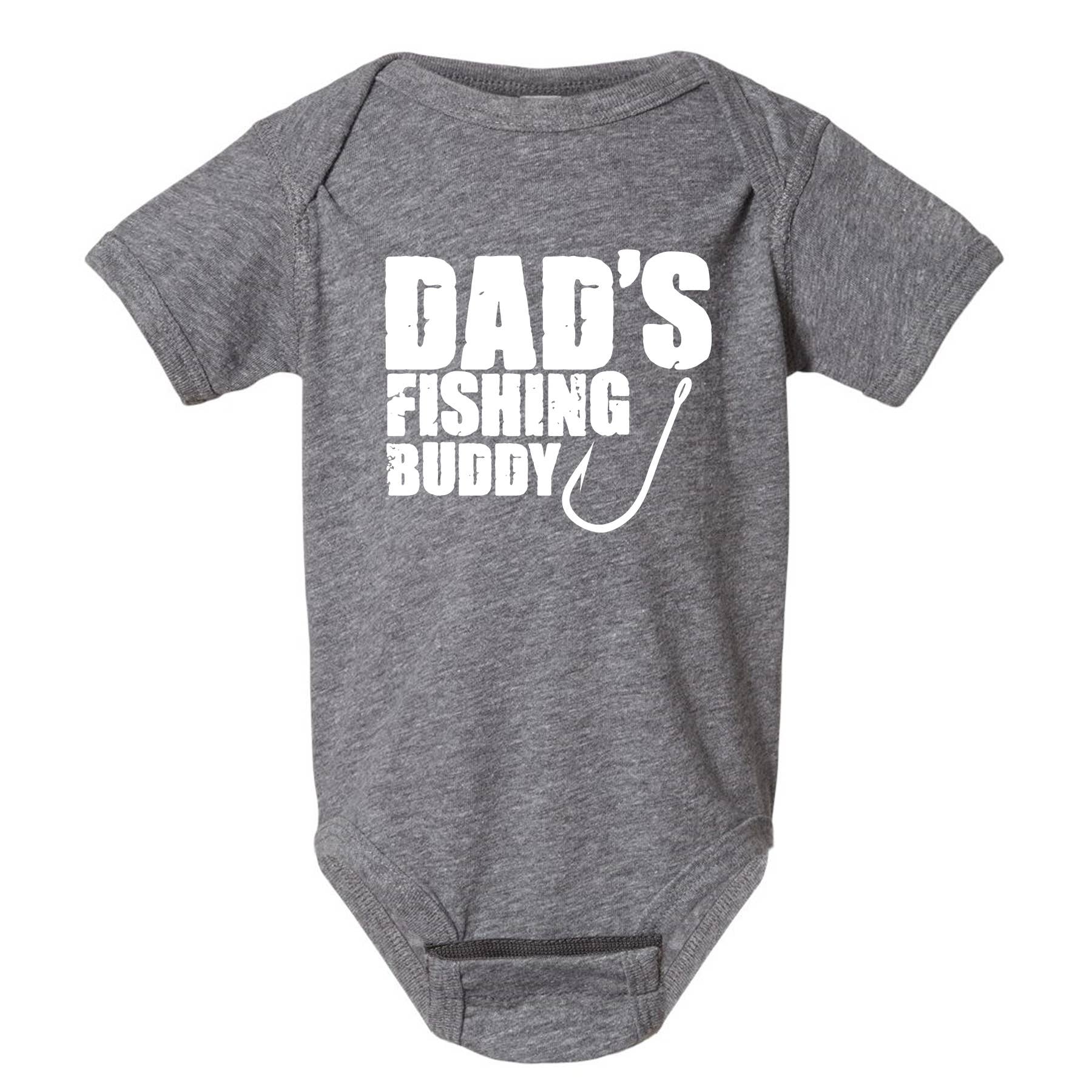 Dad's Fishing Buddy Baby/Toddler Onesie-4