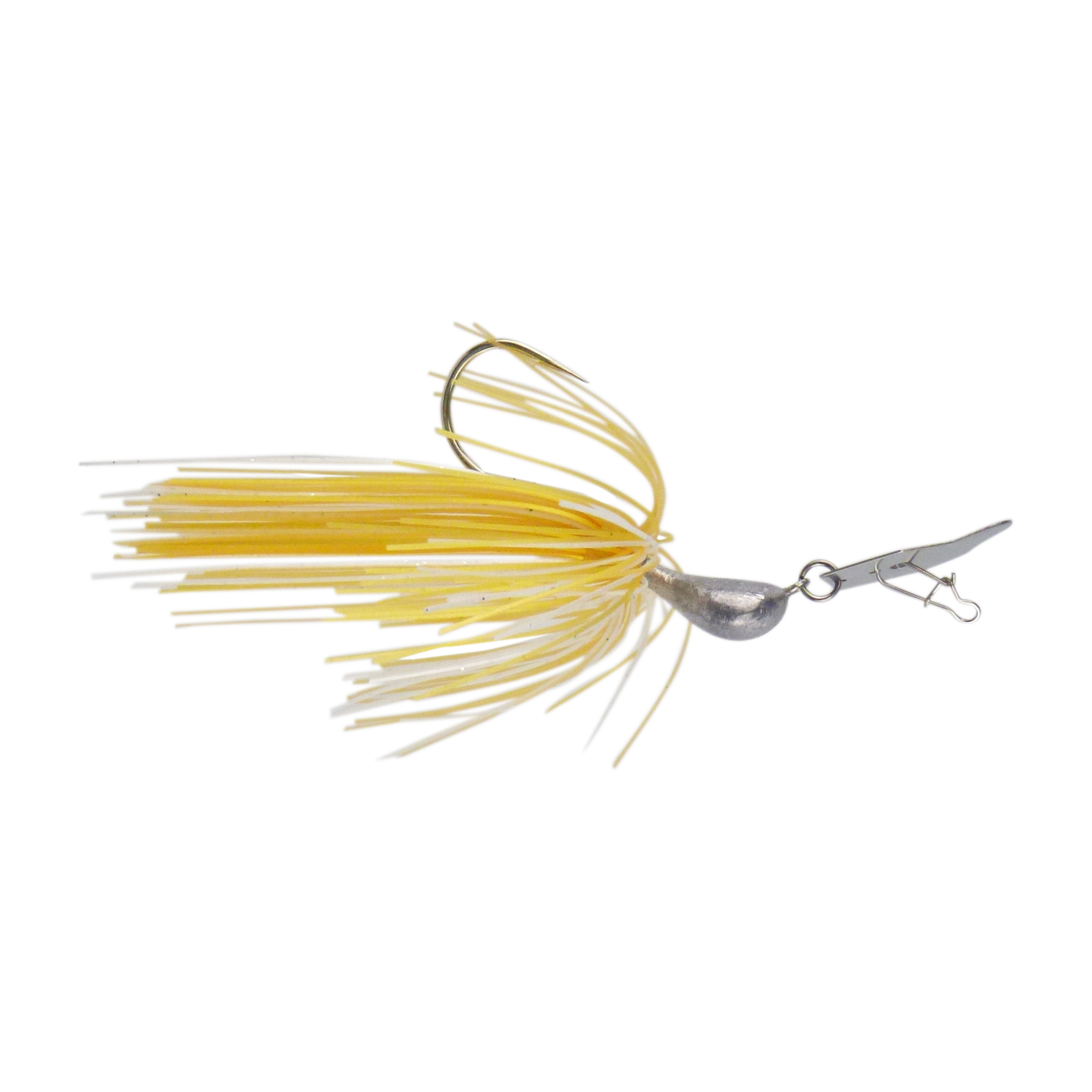 Dekoi 14gm Bladed Swim Jig, Chatterbait, Gold Shine, 2 pack-0