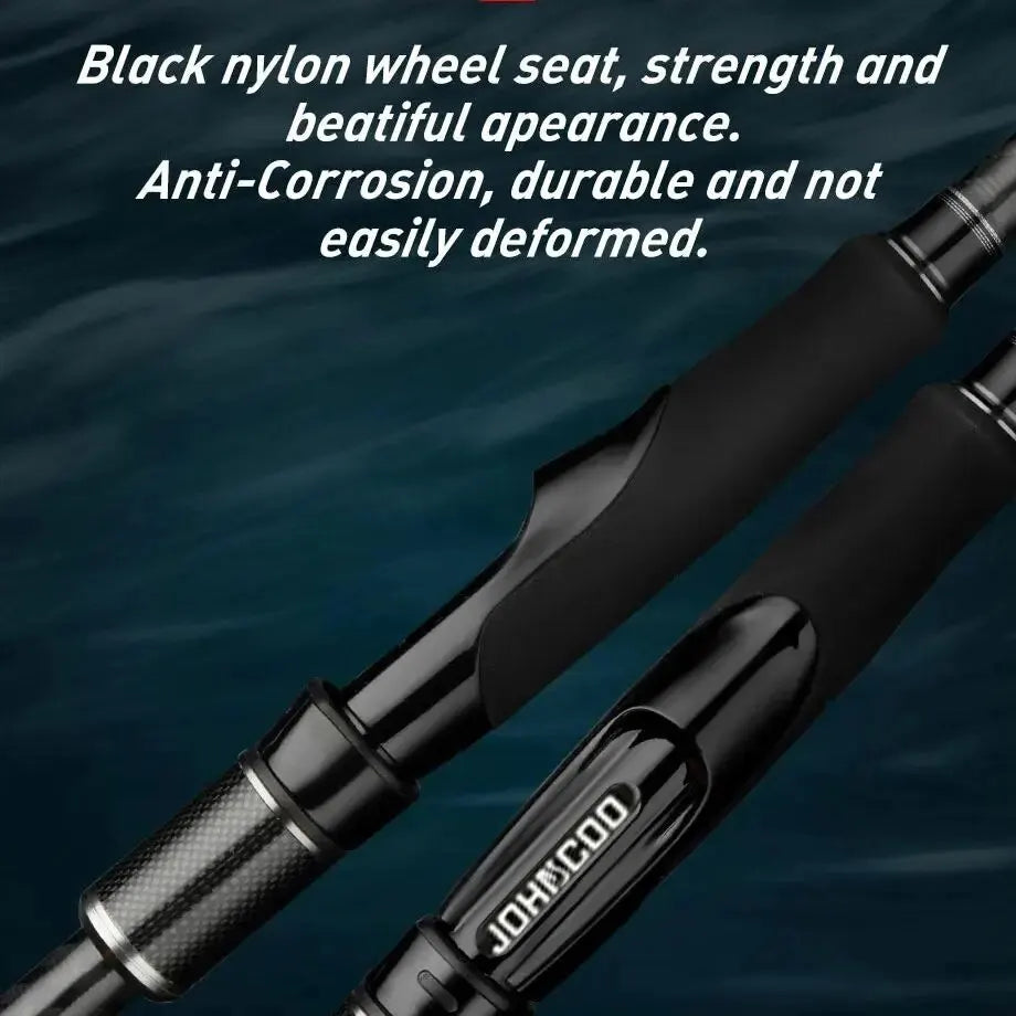 2.5m Squid Egi Spinning Rod Lightweight Carbon Rod Black-1
