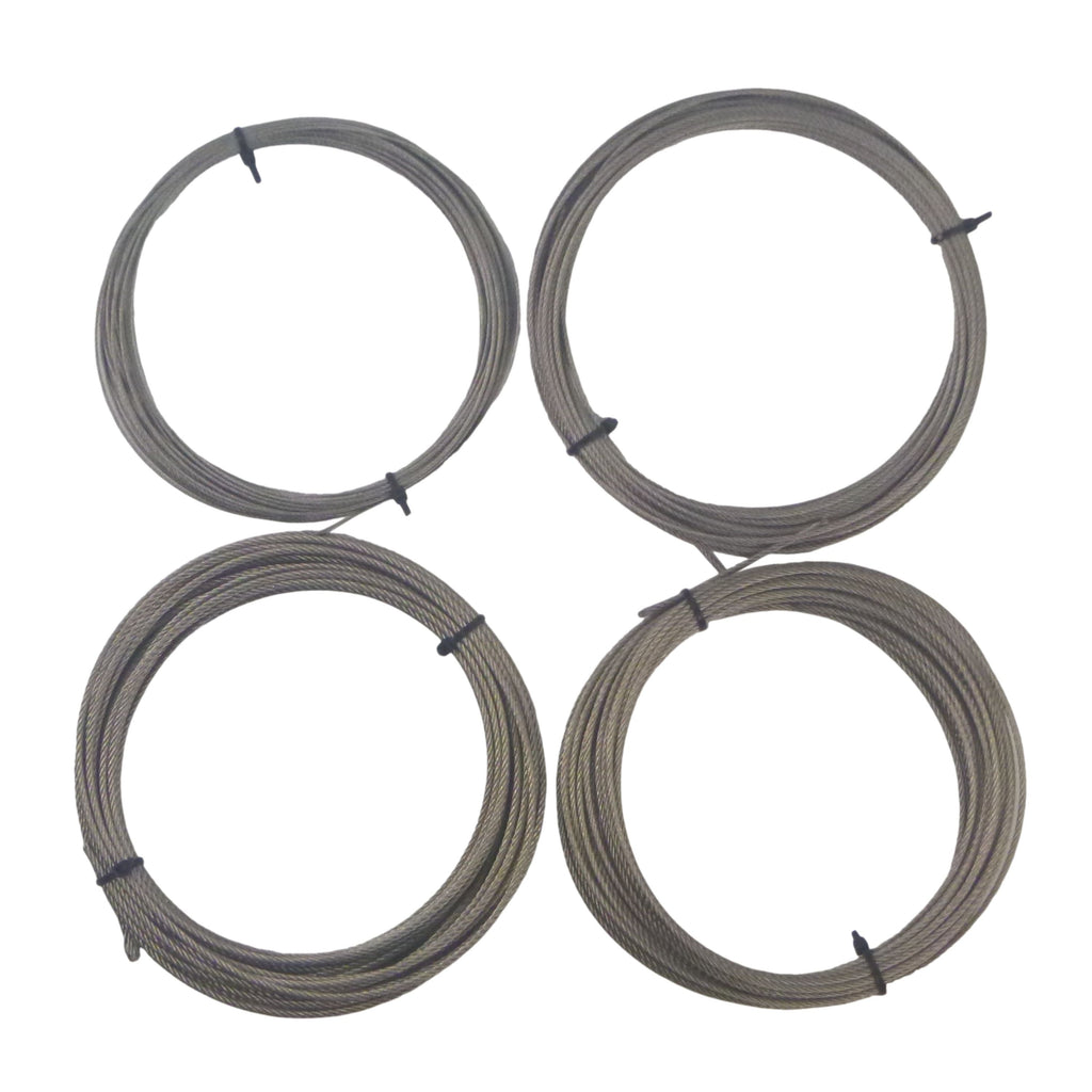 Swimerz 49 Strand Stainless Steel Trace Wire, 180lb, 30ft-0