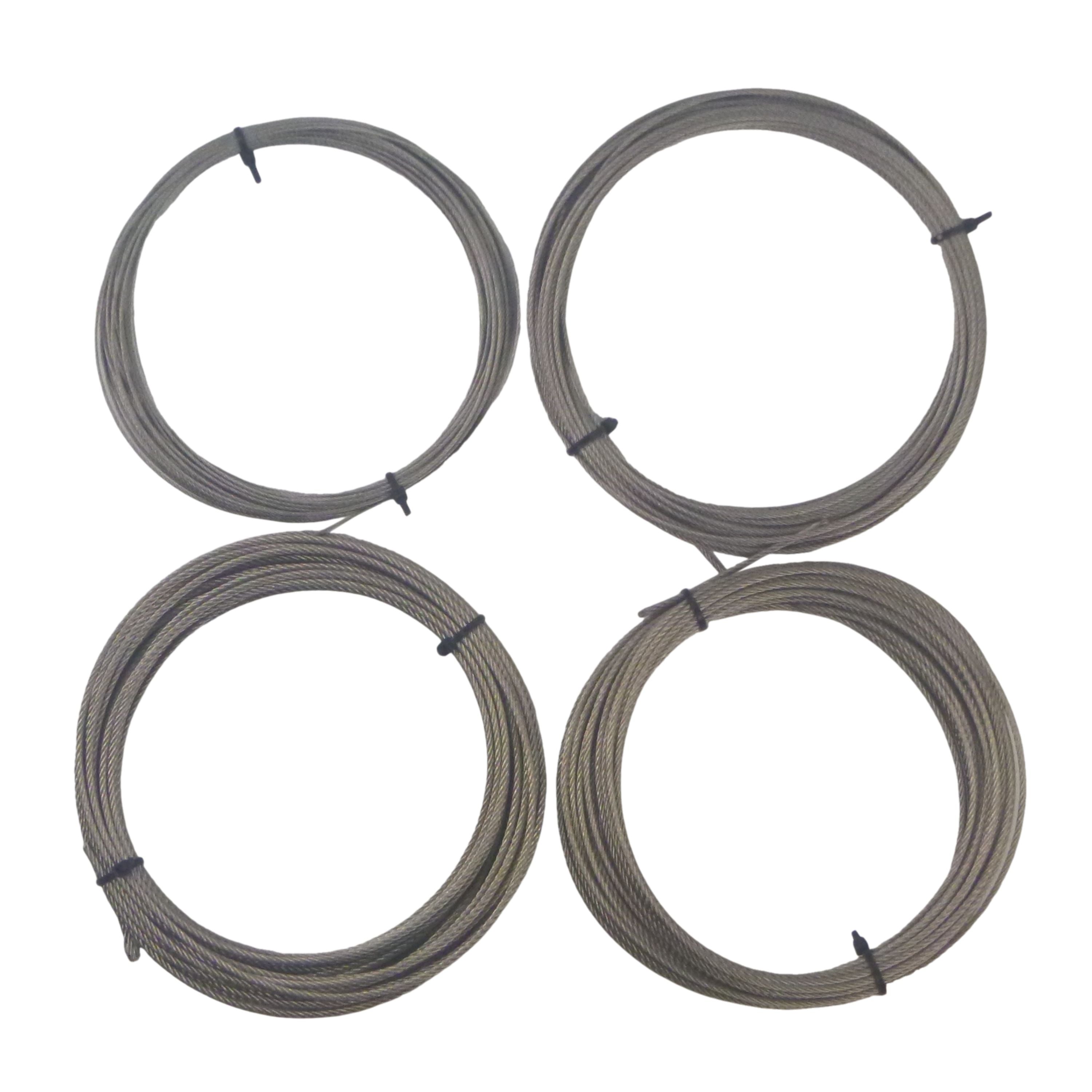 Swimerz 49 Strand Stainless Steel Trace Wire, 180lb, 30ft-0