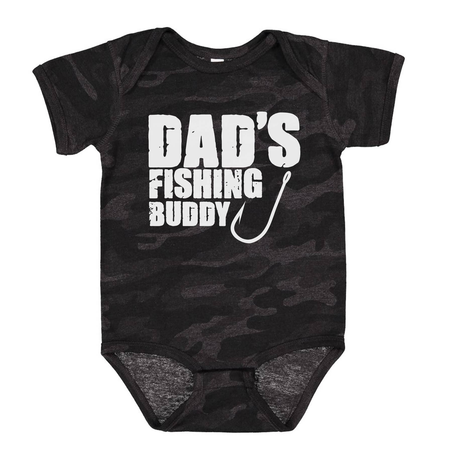 Dad's Fishing Buddy Baby/Toddler Onesie-3