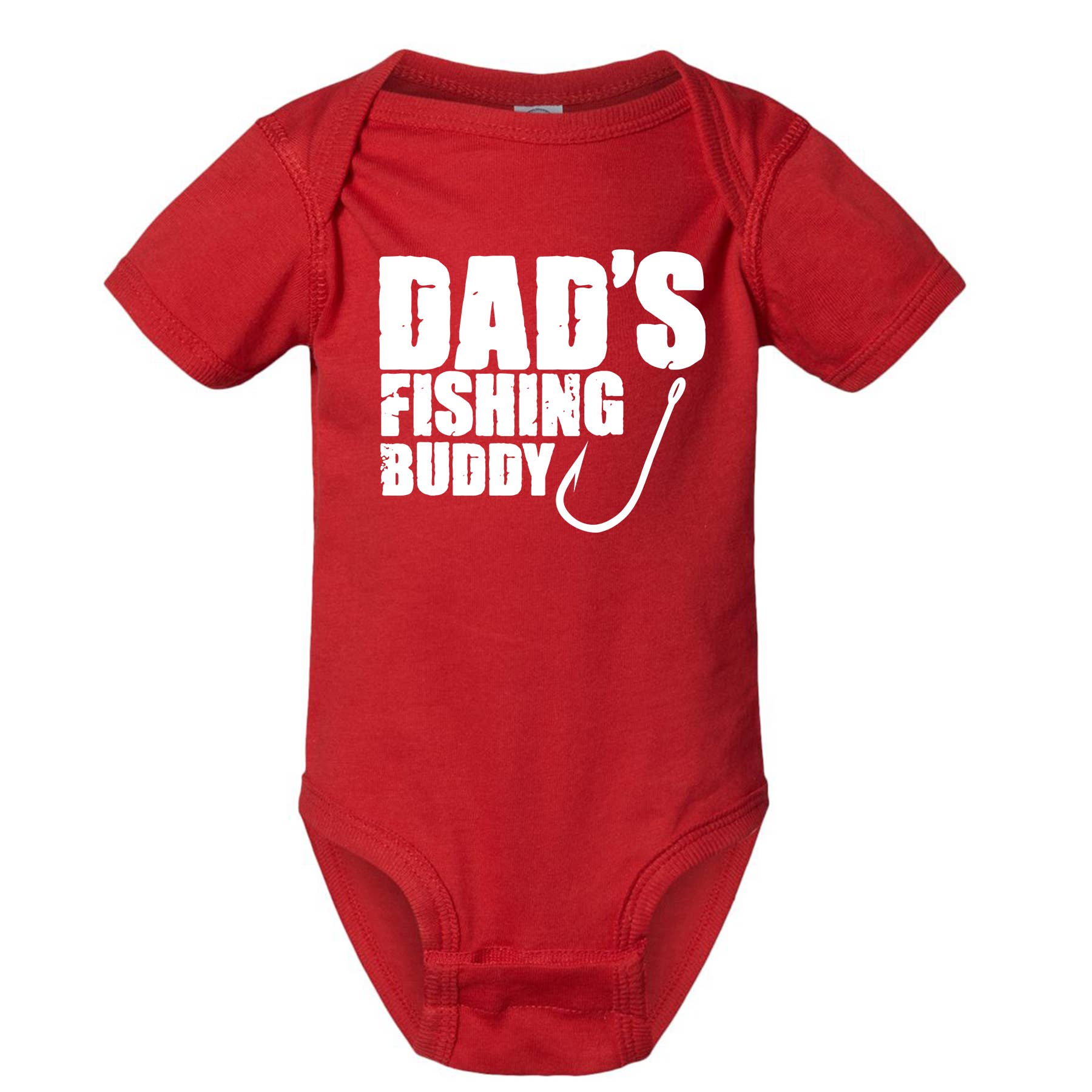 Dad's Fishing Buddy Baby/Toddler Onesie-5