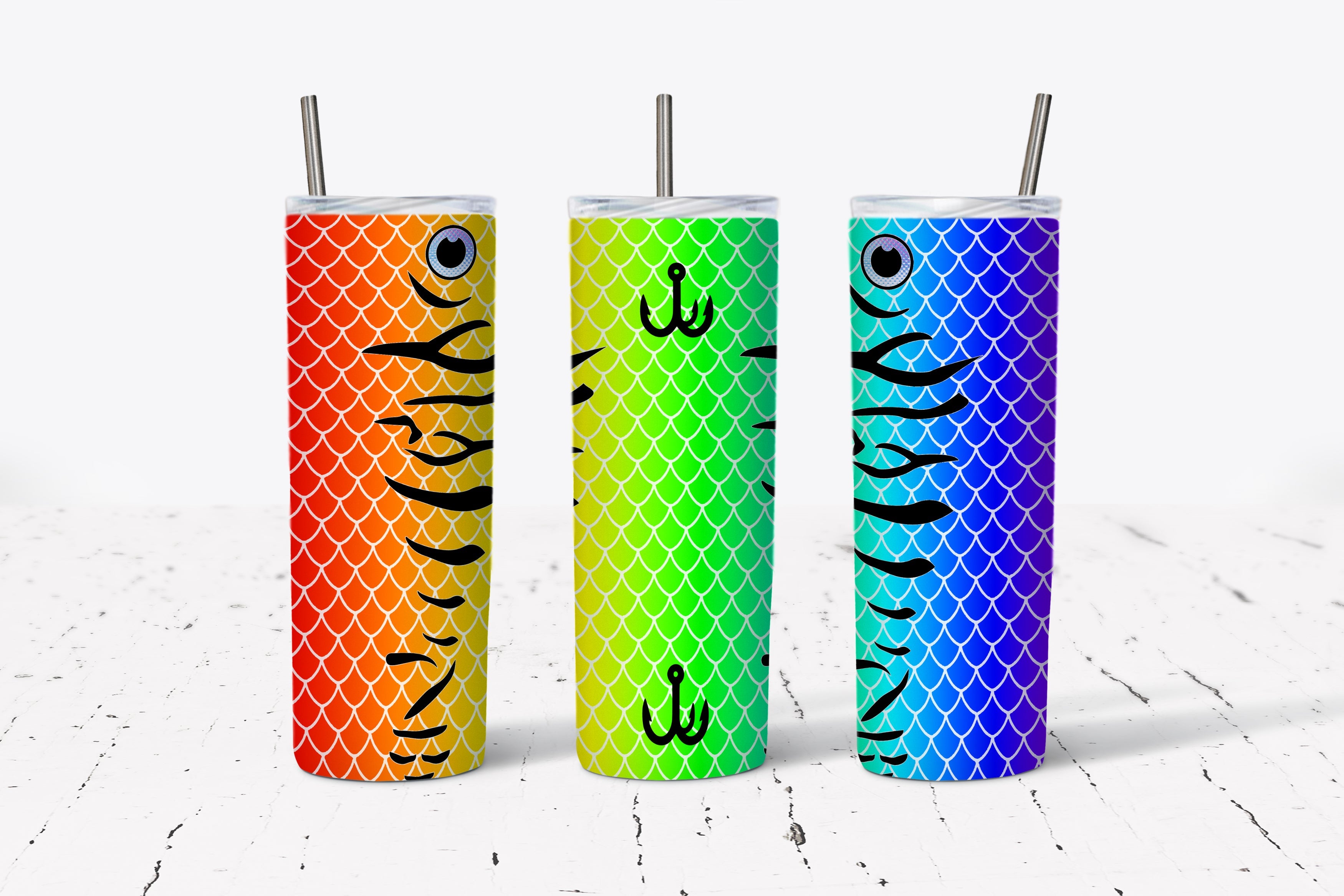 Fishing Lure Stainless Steel Tumbler Hot/Cold Thermos-0